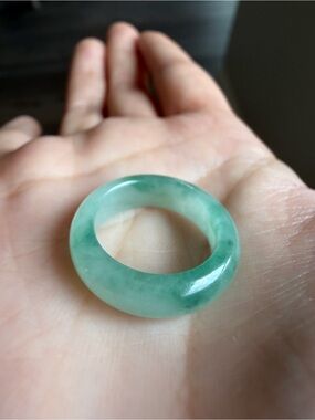 Natural Burmese Jadeite Jade Ring – Type A Jadeite Green Jade Ring